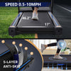 Folding Treadmill with 15% Auto Incline, 300 Lb+ Capacity, 10MPH Max Speed for Home Gym Workout