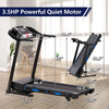 Folding Treadmill with 15% Auto Incline, 300 Lb+ Capacity, 10MPH Max Speed for Home Gym Workout