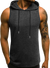 Men’s Hooded Sleeveless Gym Tank Tops