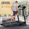 Folding Treadmill with 15% Auto Incline, 300 Lb+ Capacity, 10MPH Max Speed for Home Gym Workout